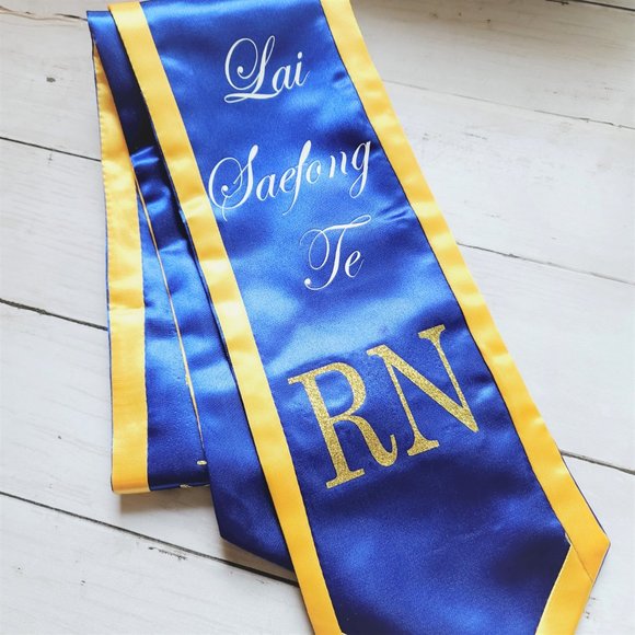 Personalized Graduation Stole Sash - Picture 4 of 7